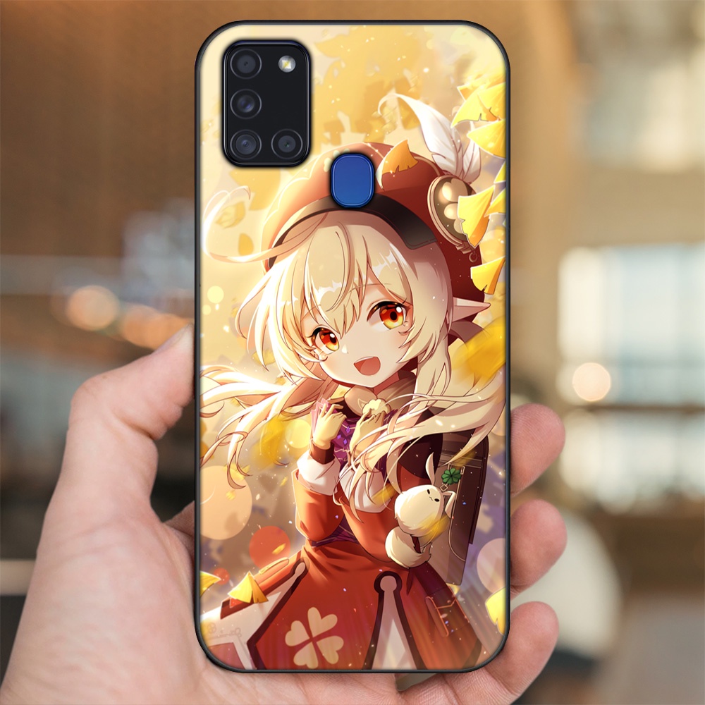 Ốp lưng Samsung A21S viền đen in hình Klee Genshin Impact