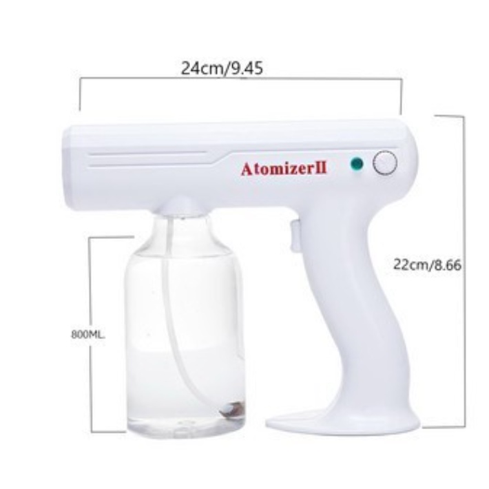 PVN33137 Súng Xịt Khử Khuẩn Atomizer - Máy Phun Sát Khuẩn Cầm Tay Nanomax t2 .