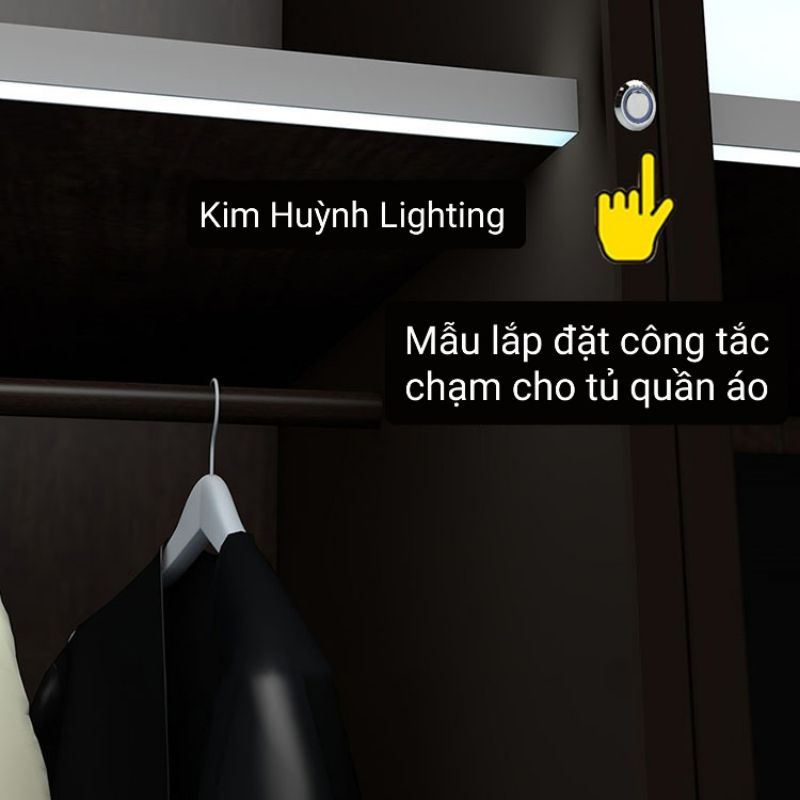 Cảm biến vẫy tay, chạm, cảm ứng người, đóng mở tủ dành cho led 12V