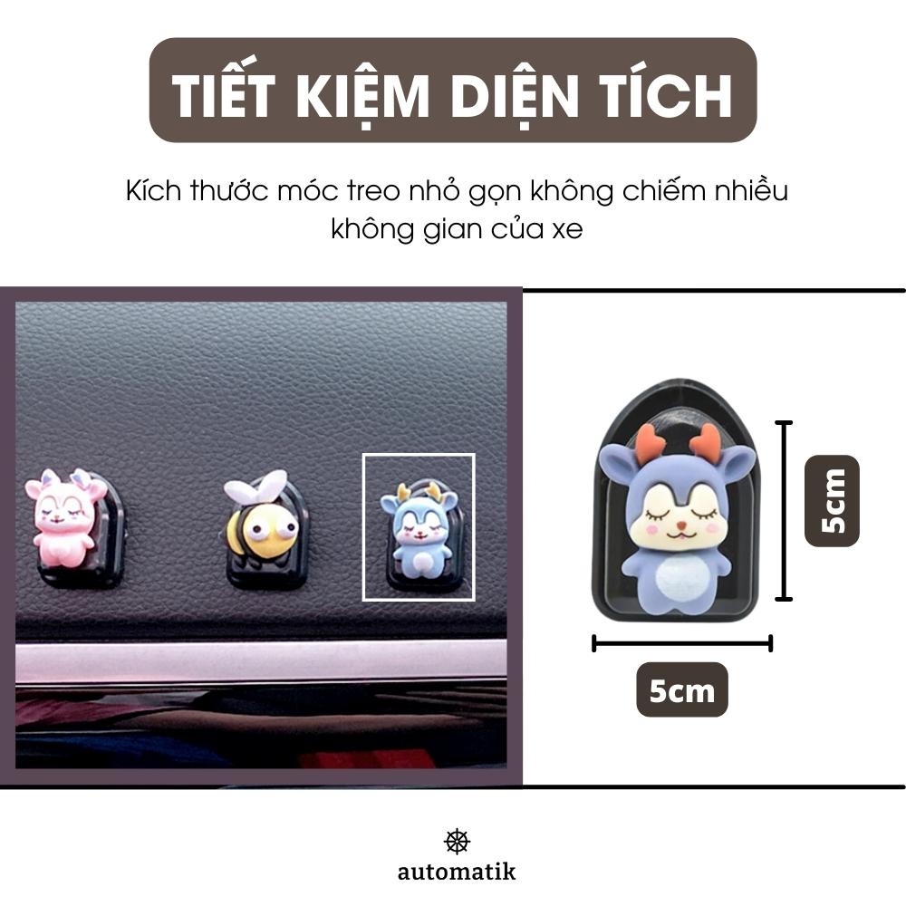 Phụ Kiện Móc Treo Đồ Chìa Khóa Tai NgheDán Bên Trong Ô Tô Xe Hơi Đa Năng Tiện Lợi Decor Trang Trí Dễ Thương - Automatik