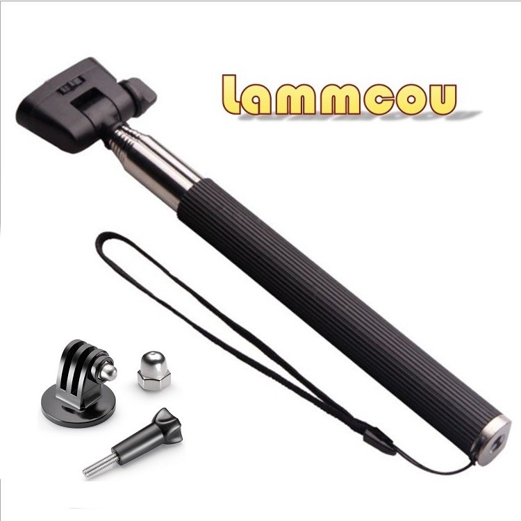 Gậy selfie Lammcou mở rộng chuyển đổi ngàm monopod + tripod cho camera hành trình GoPro Hero 10 9 8 7 6 5 4 3 Osmo Yi