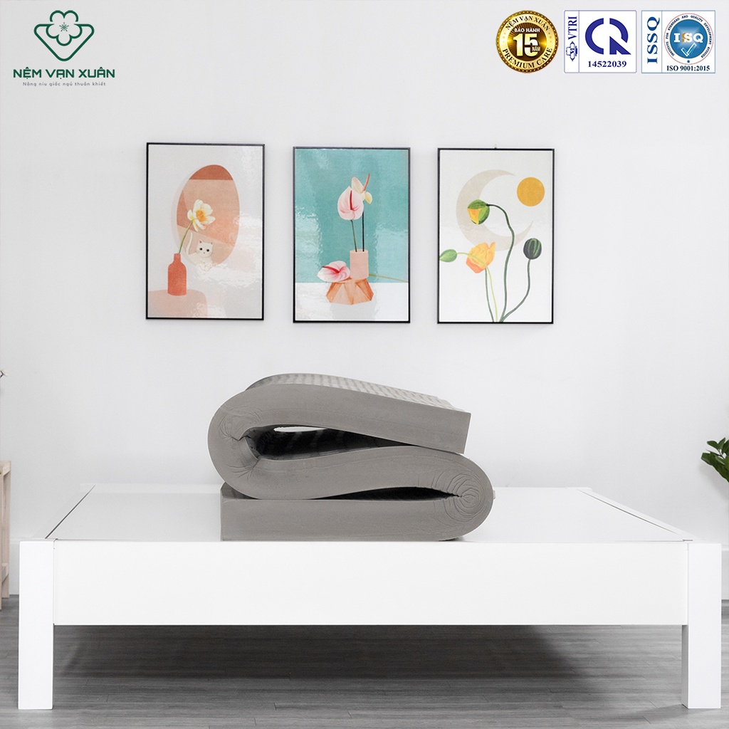 Nệm Cao Su Thiên Nhiên 100% Hoạt Tính Vạn Xuân Lotus Legendary Êm Ái Đàn Hồi Tự Nhiên, Kháng Khuẩn Và Khử Mùi Hiệu Quả