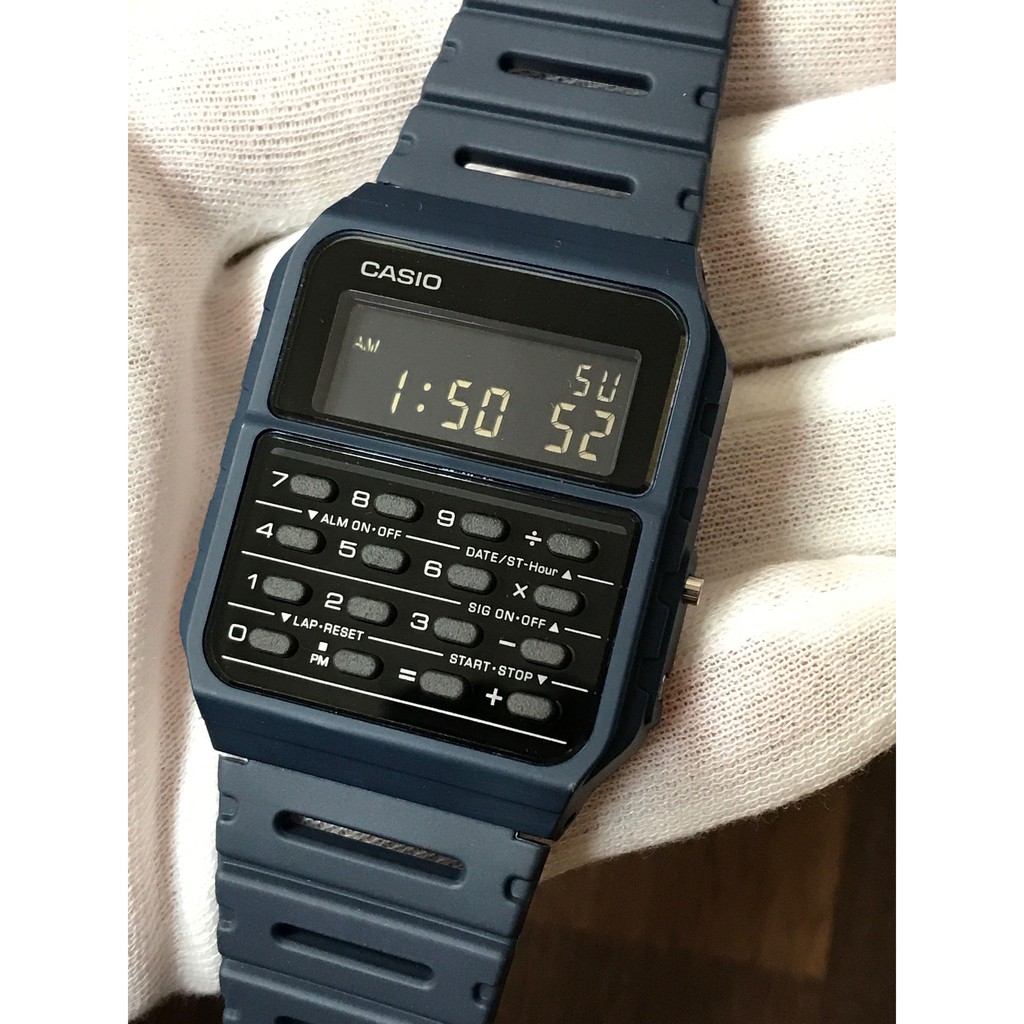 Đồng Hồ Nam Casio Vintage CA-53WF-2BDF Chính Hãng | Casio CA-53WF-2B Classic Dây Nhựa