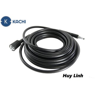 Dây cao áp 10m của máy rửa xe Kachi MK72 - 1 đầu nhanh - 1 đầu ren
