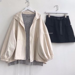 Áo Khoác Jacket Kaki SAMI Uzzlang Form Rộng - AKF2