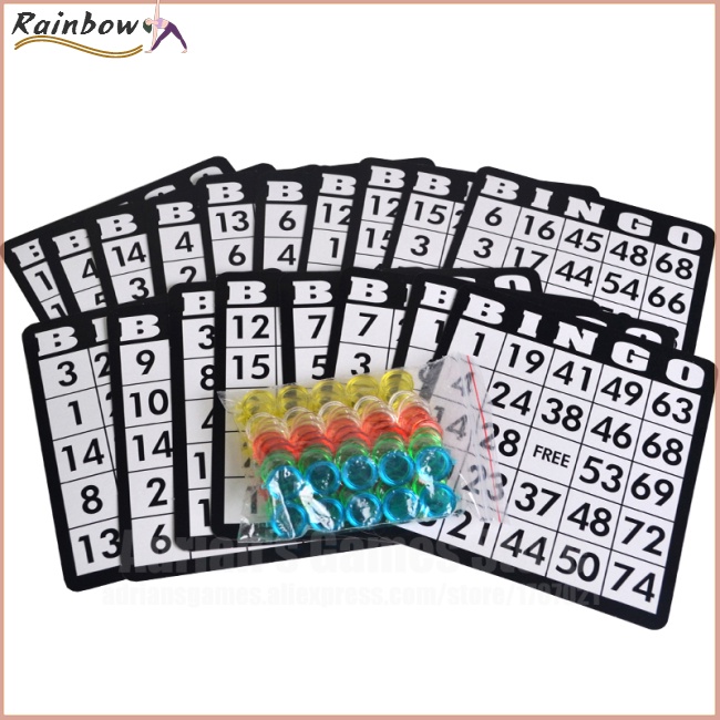 Bộ Trò Chơi Bingo Xổ Số Truyền Thống Dành Cho Gia Đình