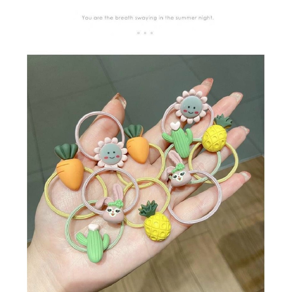 Set 10 cột tóc ngộ nghĩnh cho bé
