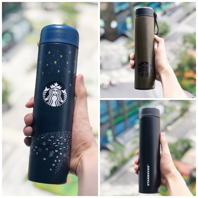 Bình/ly nước Starbucks Saddle giữ nhiệt chính hãng hàng cao cấp |bình starbuck|
