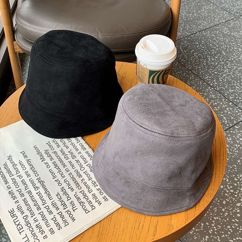 Nón Tai Bèo Da Lộn Màu Trơn Phong Cách Hàn Quốc Dễ Phối Đồ