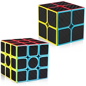 Đồ chơi trí tuệ Khối Rubik 3x3 Carbon MoYu MeiLong - Đồ Chơi Rubic Cacbon 2 Tầng 3x3x3