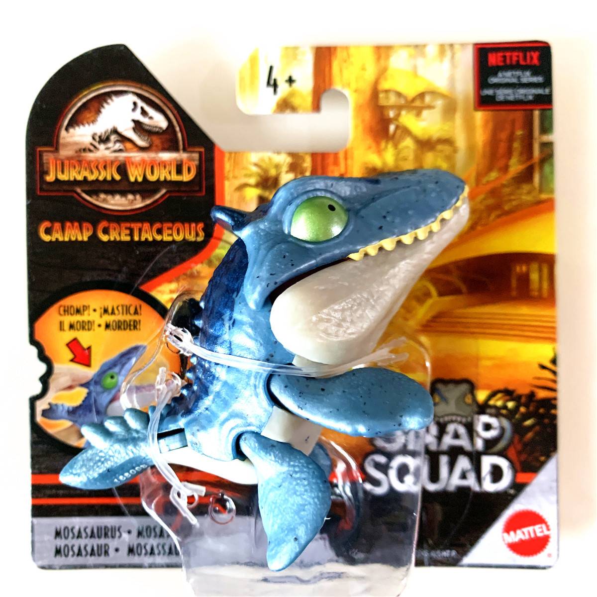 Mattel Jurassic World 2 bộ phim Cùng một đoạn Màu xanh da trời mô phỏng Mini Yêu thích khủng long mô hình Đồ chơi con trai