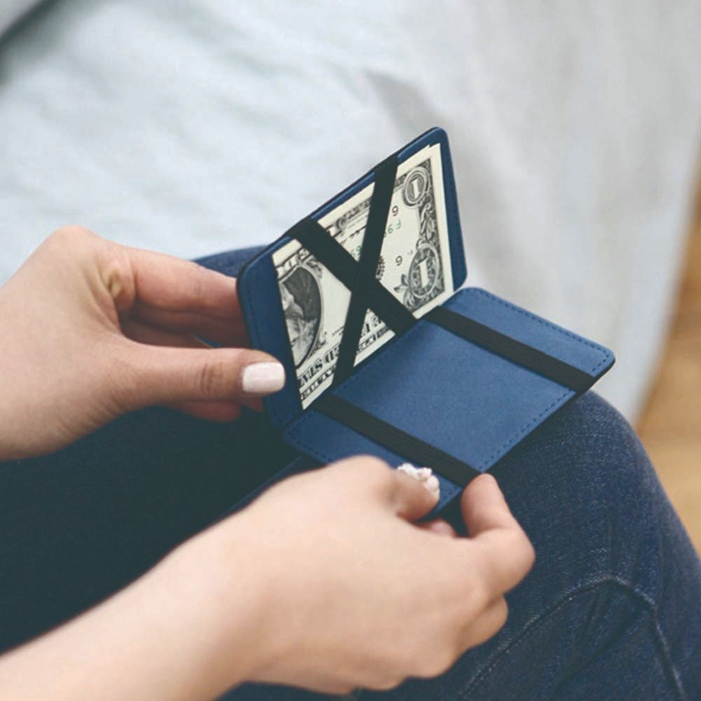 Ví đựng tiền/ thẻ đa năng phong cách doanh nhân đơn giản nhiều màu cho nam nữ
