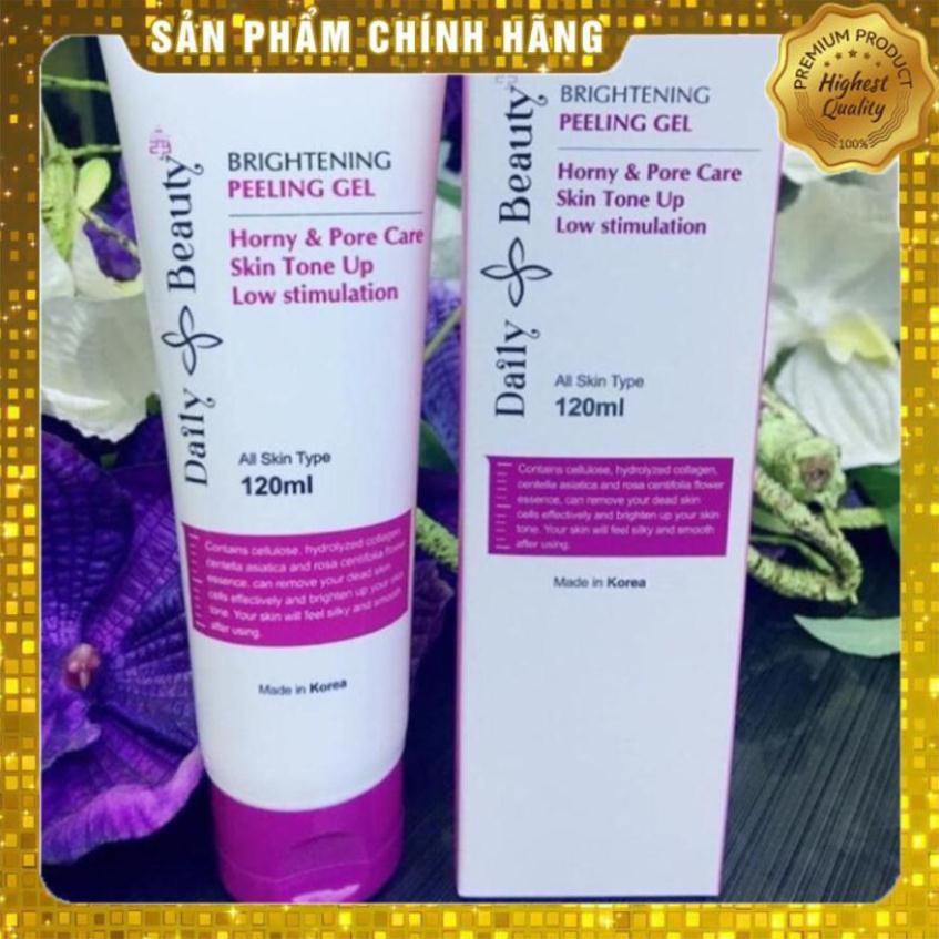 Tẩy da chết Daily Beauty Brightening Peeling Gel, [Hàng Chính Hãng], Tẩy da chết cho da mụn, da dầu và da hỗn hợp