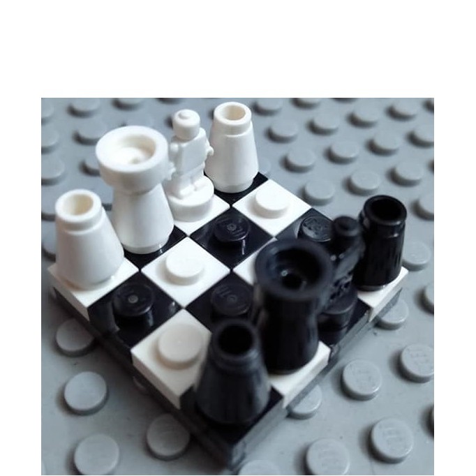 Đồ chơi xếp hình phụ kiện Lego Chess - Bàn cờ vua