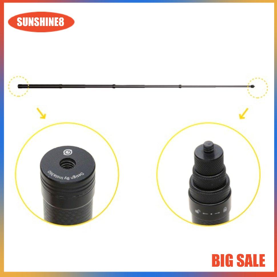 Gậy tự sướng bằng sợi carbon dài 56-290cm có thể điều chỉnh cho Insta360