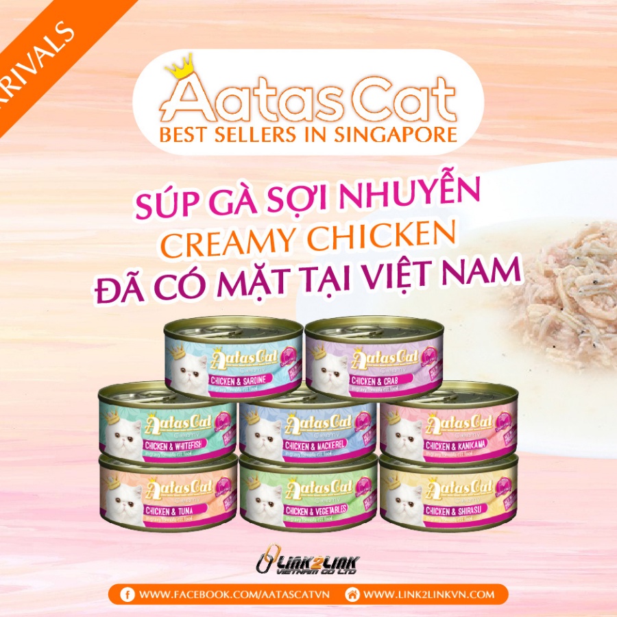 Pate aatas cat cho mèo lon 80g thơm ngon bổ dưỡng cho mèo kén ăn - ảnh sản phẩm 6