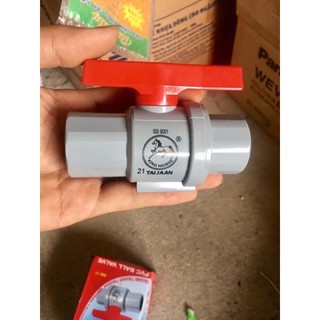 Van khóa ống nước Siêu Nhẹ phi 34, 27, 21 (Van ngựa tay đỏ)