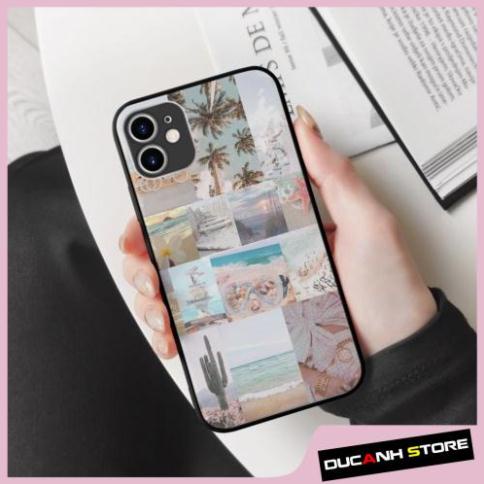 Ốp lưng iphone SAMSUNG hình L2 Beach Collage Vùng Biển Xa collage art aesthetic đen  cho các dòng iPhone PAP20211074