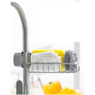 Giá để miếng rửa chén, cọ xoong,xà bông tắm,...trên vòi rửa bát, vòi sen tắm