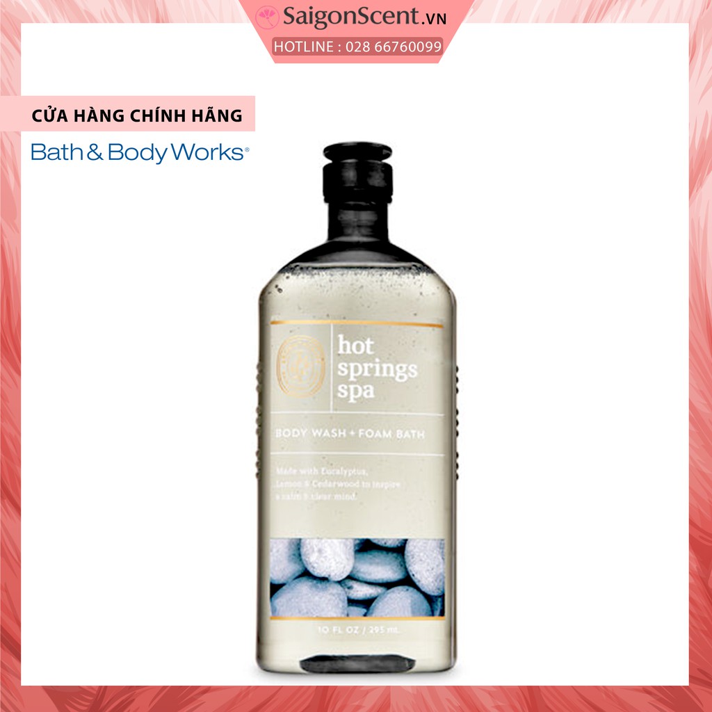 Sữa tắm Bath & Body Works Aromatherapy - Hot Spring Spa ( 295mL )