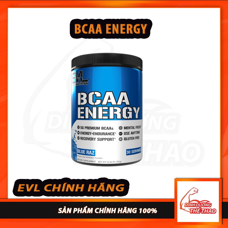 [SALE XẢ KHO] [GIÁ TỐT NHẤT] EVL BCAA ENERGY 30SER | Thực Phẩm Bổ Sung Hỗ Trợ Phục Hồi Cơ Bắp