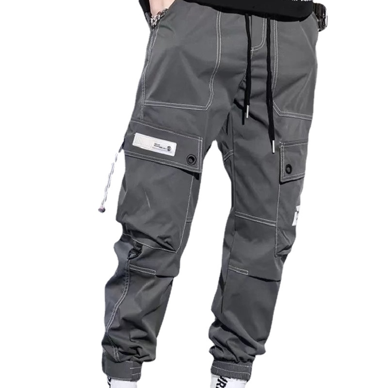 Quần Dài Nhiều Túi Phong Cách Hip Hop Nhật Bản Cho Nam