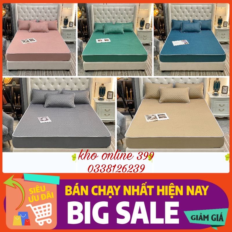 [RẺ VÔ ĐỊCH] chiếu điều hòa cao su non tencel latex chun bọc đệm kích thước 1m6, 1m8, 2mx2m2, sỉ chăn ga gối nệm