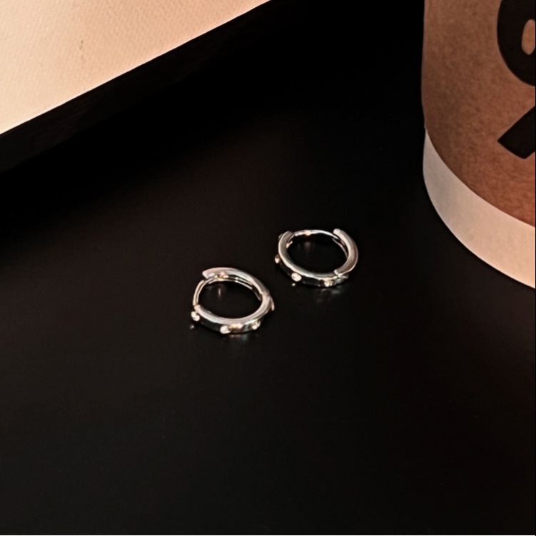 Bông Tai Đính Kim Cương Phong Cách Harajuku Thời Trang Cho Nữ