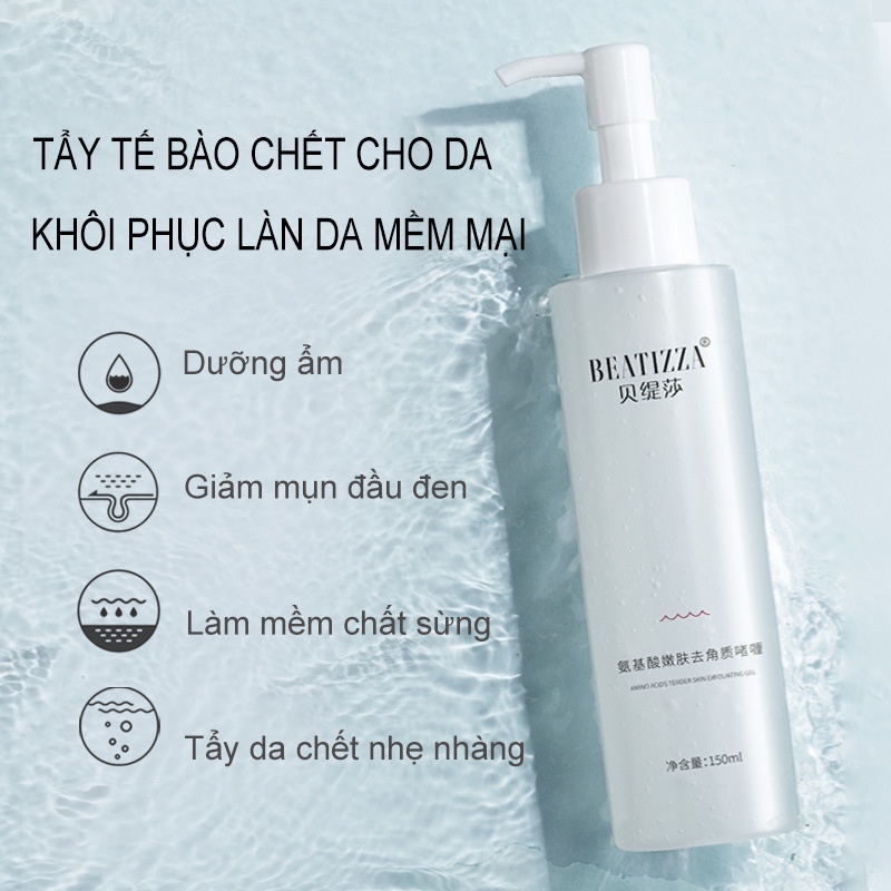 BEATIZZA Gel Tẩy Tế Bào Chết Trẻ Hóa Axit Amin-Có thể dùng cho toàn thân, nhẹ nhàng làm mềm chất sừng  (BDS-QJZ-1)