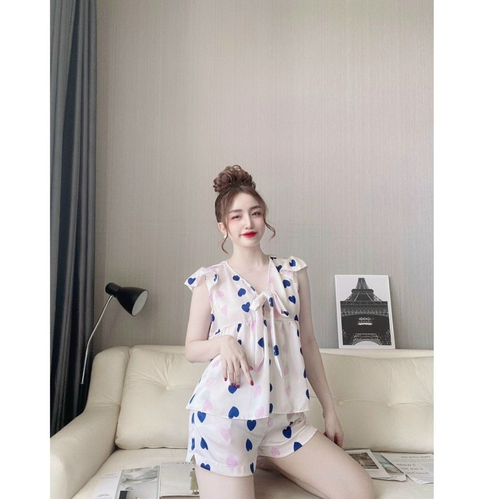 Đồ Ngủ Nữ BIGSIZE Đồ Ngủ Sexy lụa Satin Babydoll cao cấp mềm mại xinh xắn < 62KG | BigBuy360 - bigbuy360.vn