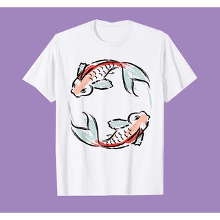 Áo Thun Cá Koi Nhật Bản Unisex Giá Rẻ Nam Nữ