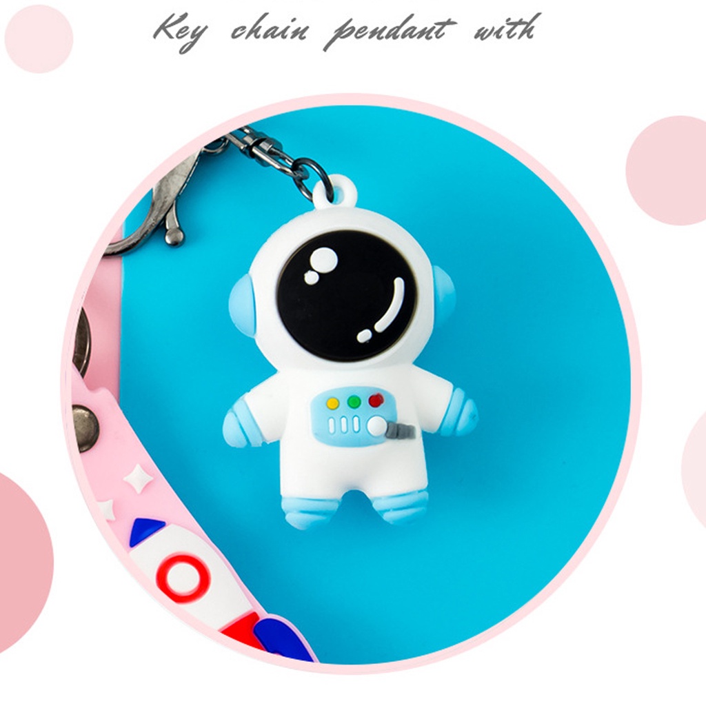 Móc khoá cute mô hình phi hành gia nhà du hành vũ trụ giá rẻ quà lưu niệm Gôn đồ chơi
