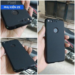 [Google Pixel/ Pixel XL] Ốp lưng silicon dẻo đen nhám Pudini