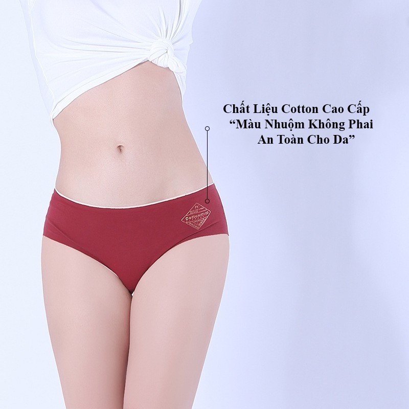 Quần Lót Cotton Kháng Khuẩn Ép Viền Cao Cấp TOPBRA | BigBuy360 - bigbuy360.vn