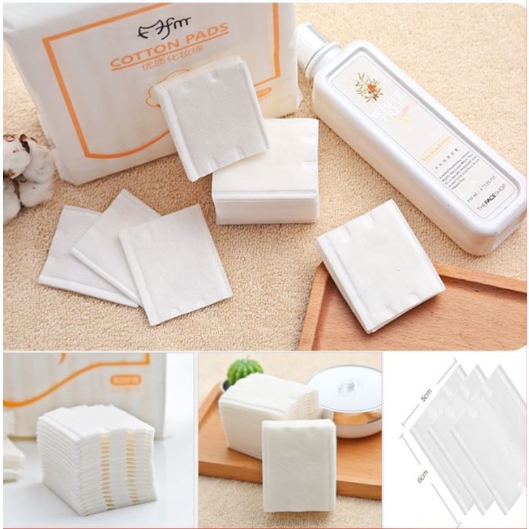 Bông tẩy trang 3 lớp Cotton Pads Túi 222 miếng 2021