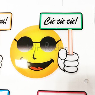 Logo nổi,icon mặt cười,tem cảnh  báo