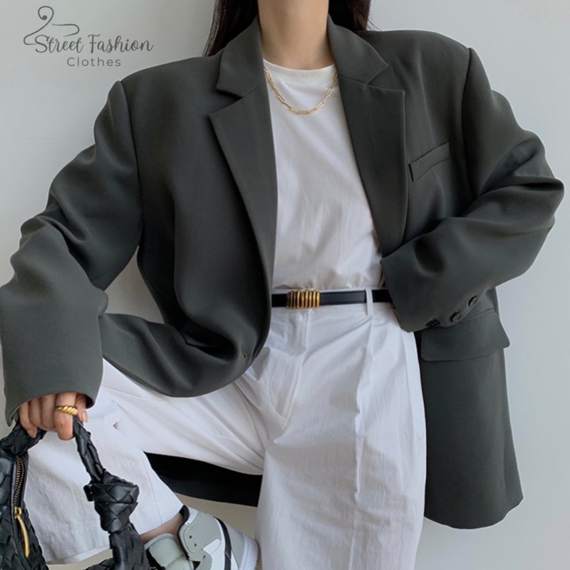 Áo khoác blazer nữ trending phong cách Hàn Quốc