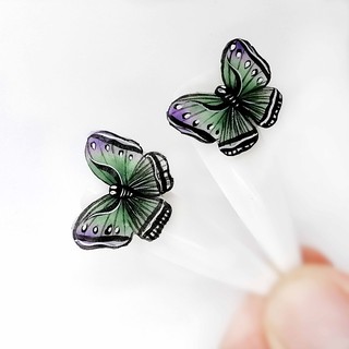 Nail hoa bột mẫu bướm