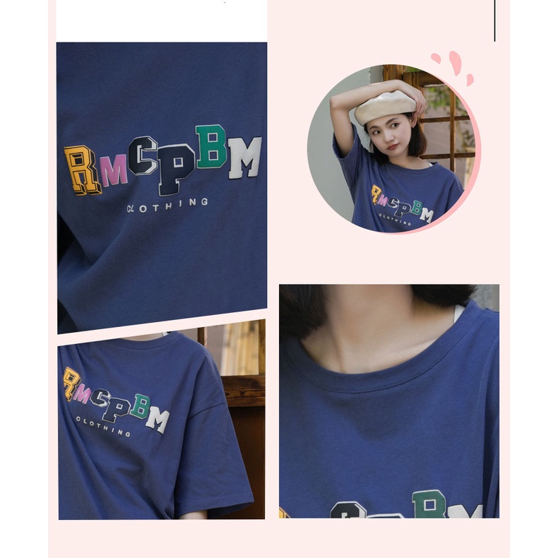 Áo Thun UNISEX, Áo Thun Xanh Lá RMCPBM Cổ Tròn Vải Cotton Mát Co Giãn Jean Store Mẫu Mới 2022