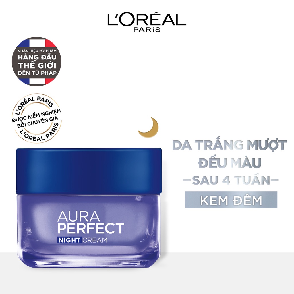 L'oreal - Kem Dưỡng Ban Đêm Sáng Da L'Oréal White Perfect Whitening Night Cream 50ml