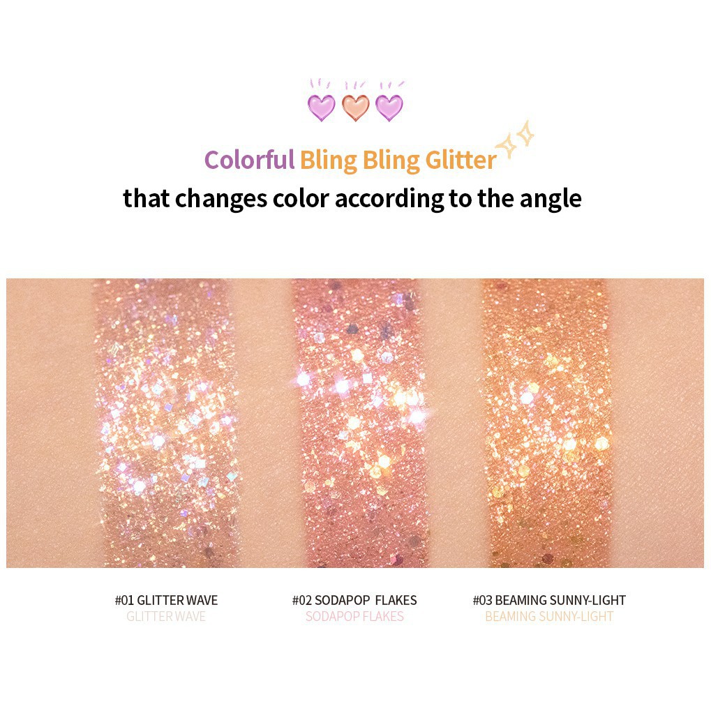 Nhũ mắt Peripera Sugar Twinkle Liquid Glitter