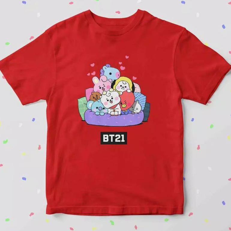 Áo Khoác Hoodie In Hình Bt21 Bts 27ma9b Cho Bé Gái