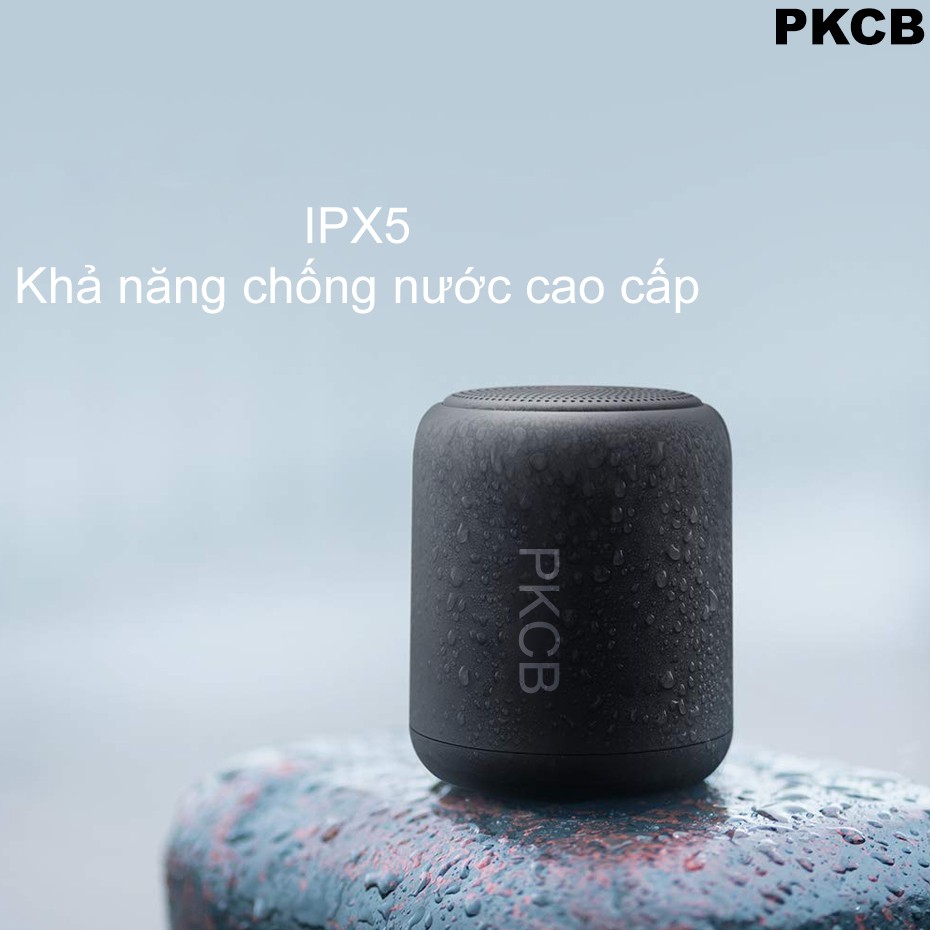 Loa Bluetooth Mini Âm Thanh Vòm Sóng Động Cao Cấp Hiện Đại Chống Nước Mưa ĐEN PKCB120 CHÍNH HÃNG