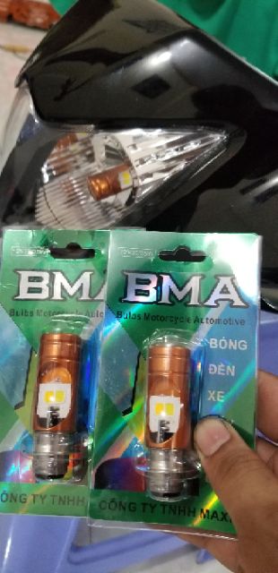 Led Pha BMA Cos Vàng/Pha Trắng chân M5