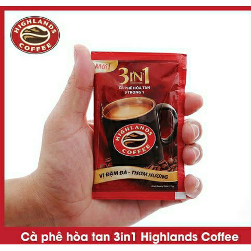 Cà phê Highlands coffee 3in1 hoà tan