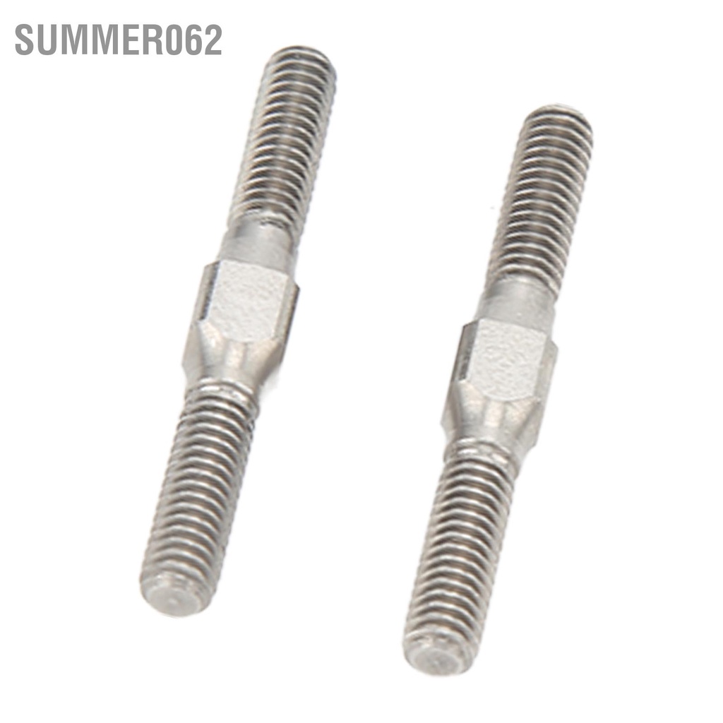 Summer062 2 chiếc RC Turnbuckle Link Thép Xuất hiện tinh tế Hiệu suất ổn định Thanh giằng cho ARRMA Granite 1/10 Car Silver
