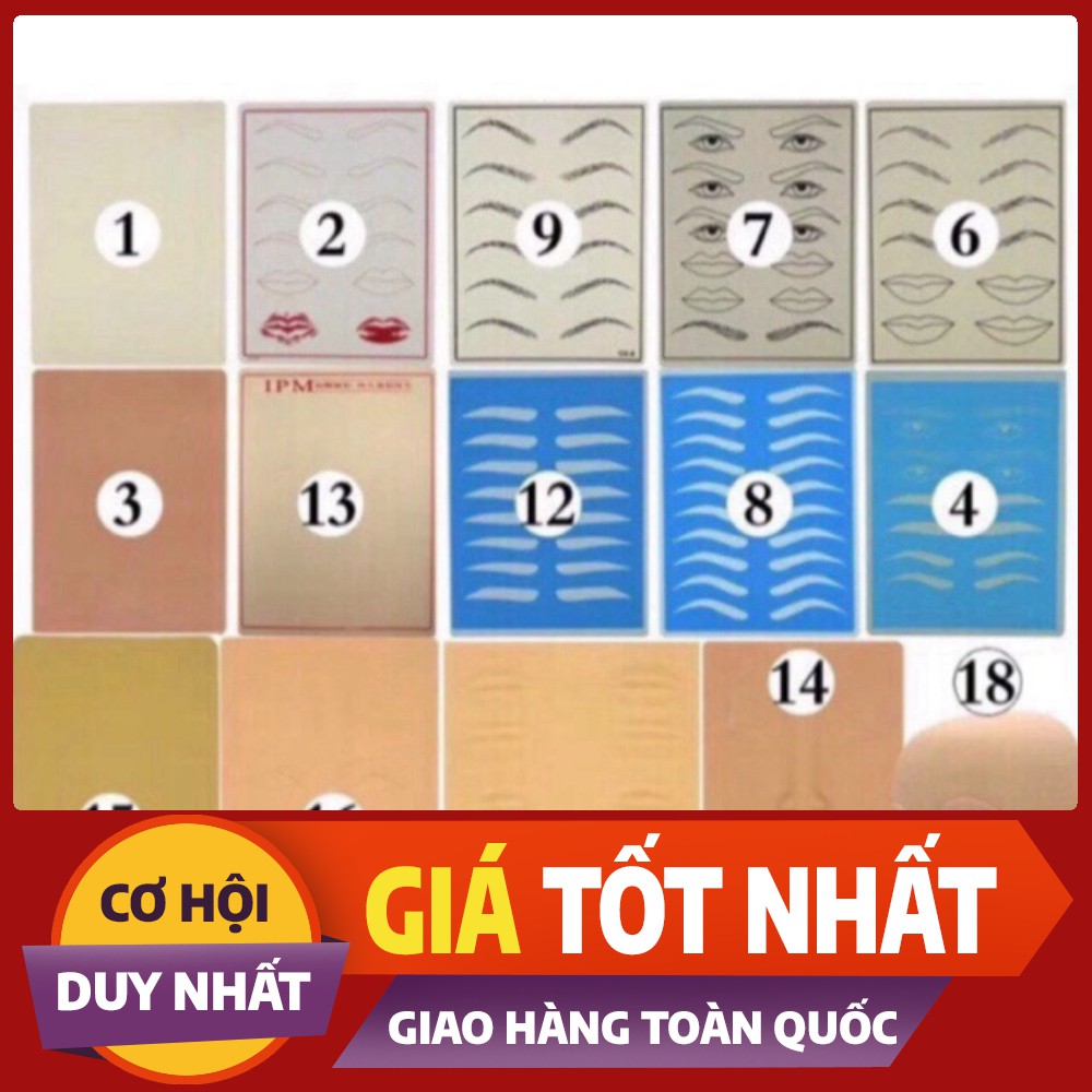 Da giả tập phun xăm