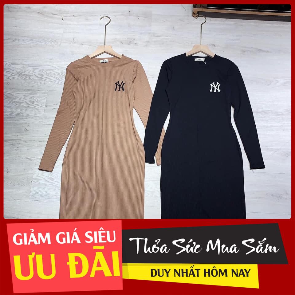 [ Big Sale ] Váy body len thêu chữ xinh cute ( hàng hoot ) thời trang lamer