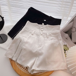 Quần shorts bò cạp cao