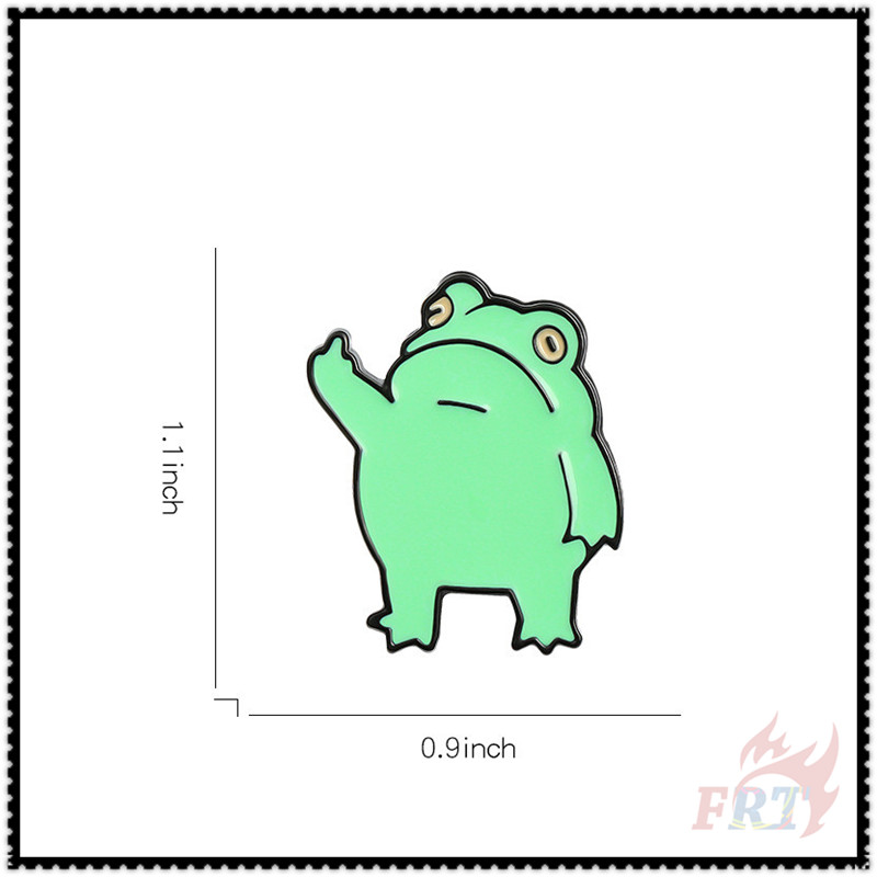 Ghim cài áo hình chú ếch vui nhộn xinh xắn